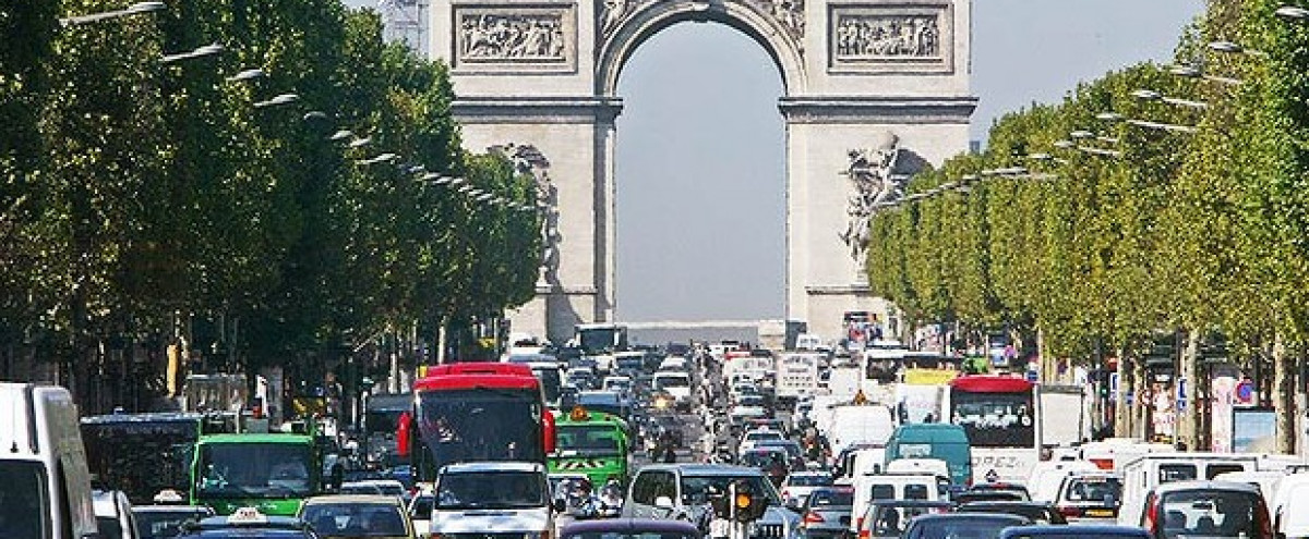 Tráfico en París